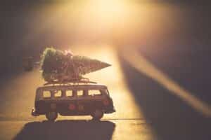 Juletræ på bussen